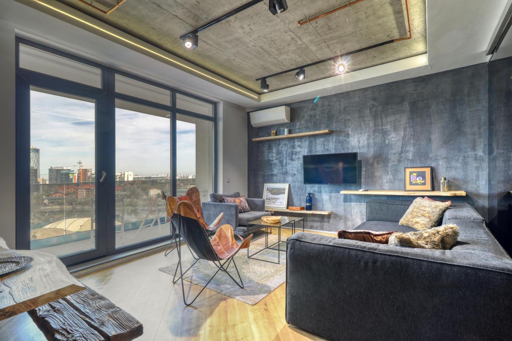 Penthouse Floreasca Bucureşti Ngoại thất bức ảnh