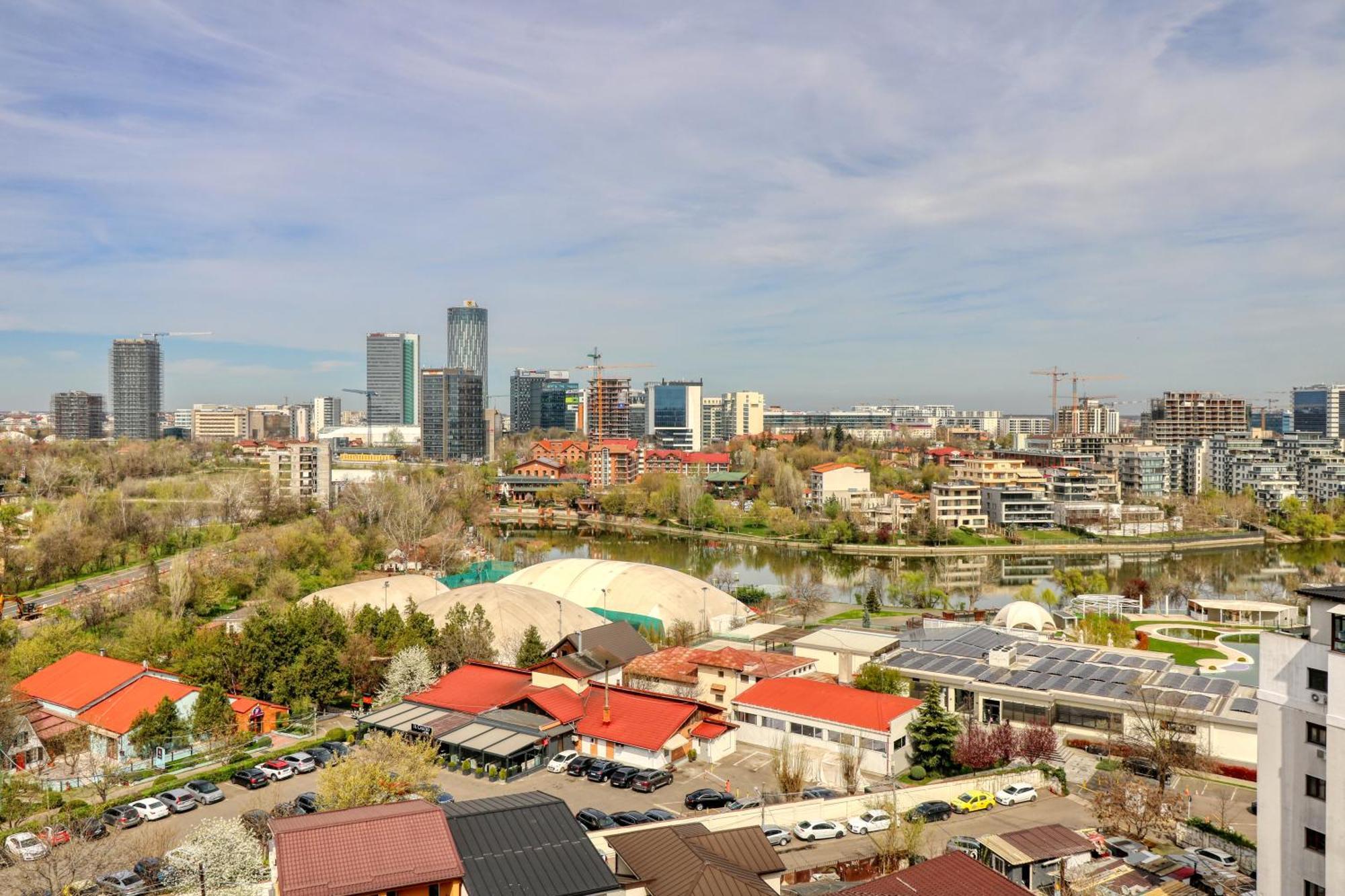 Penthouse Floreasca Bucureşti Ngoại thất bức ảnh