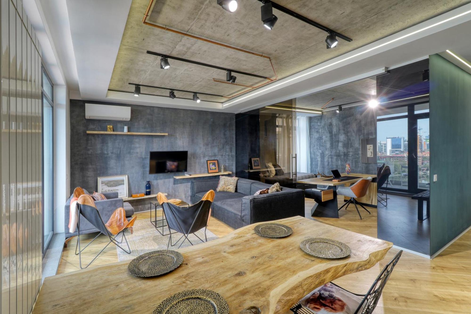 Penthouse Floreasca Bucureşti Ngoại thất bức ảnh