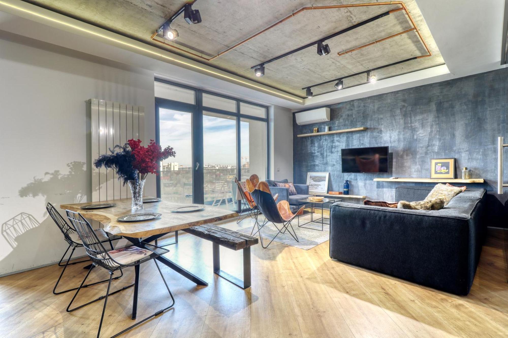 Penthouse Floreasca Bucureşti Ngoại thất bức ảnh