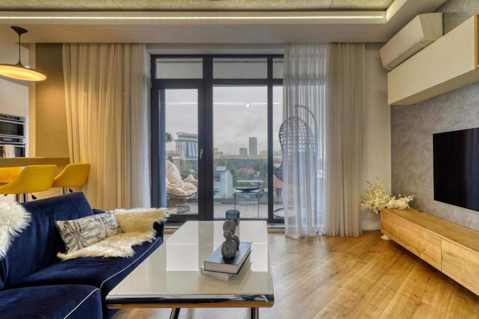 Penthouse Floreasca Bucureşti Ngoại thất bức ảnh